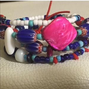 B #13'Native Southwest Vibrant Wrap Bracelet